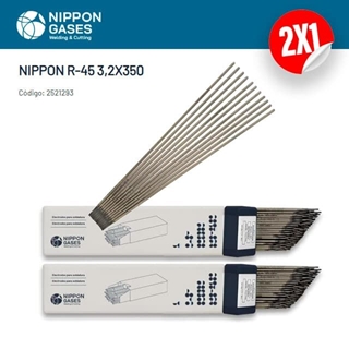 2X1 Cajas Electrodos NIPPON R-45 Rutilo 3.2X350 172Uds/5Kg - Imagen 1