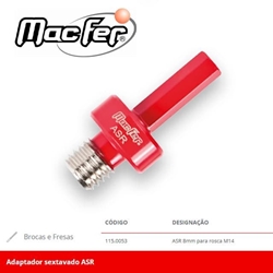 Adaptador Hexagonal ASR 8MM-M14 MACFER - Imagen 1