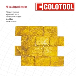 Adoquin Flexible Bruselas COLOTOOL 730X595MM - Imagen 1