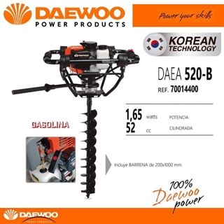 Ahoyadora Gasolina DAEWOO DAEA520-B + Barrena de 1000X200 - Imagen 1