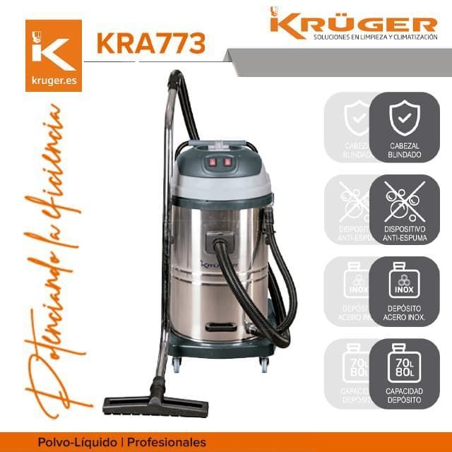 Aspirador Industrial KRÜGER KRA773 2400W 70L - Imagen 1