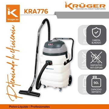 Aspirador Industrial KRÜGER KRA776 3600W 90L - Imagen 1