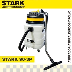 Aspirador Industrial Polvo / Líquidos STARK 90-3P 3 Motores - Imagen 1