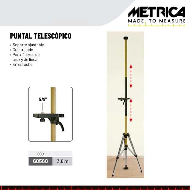 Asta Puntal Telescópico METRICA 360 - Imagen 1