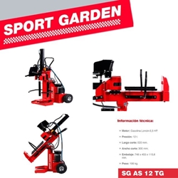Astilladora de Leña 12Ton SPORT GARDEN - Imagen 2