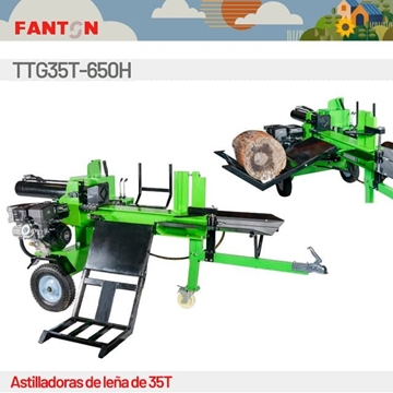 Astilladora de Leña FANTON TTG35T-650H con Elevador de Troncos Hidráulico - Imagen 1