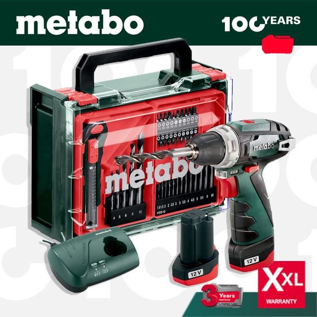 Atornillador METABO 12V PowerMaxx BS Basic Set 41 Piezas - Imagen 1