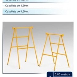 Caballetes Extensibles EN ALQUILER - Imagen 2