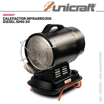 Calentador Infrarrojos Diesel UNICRAFT IDHG 20 - Imagen 1