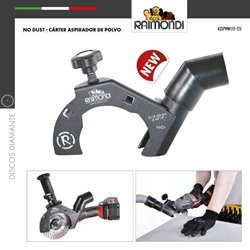 Carcasa Aspiración Universal RAIMONDI Amoladoras 115-125 NoDust - Imagen 1