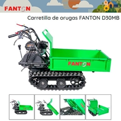Carretilla de Orugas Basculante FANTON D30MB Con Cajón Expansible - Imagen 1