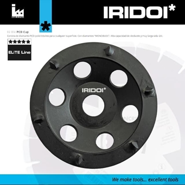 Corona Desbaste IRIDOI PCD Cup 115 H22.2 Elite - Imagen 1