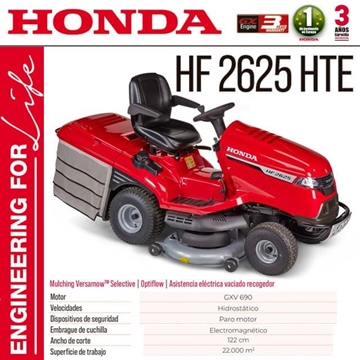 Cortacésped de Asiento HONDA HF 2625 HTE - Imagen 1