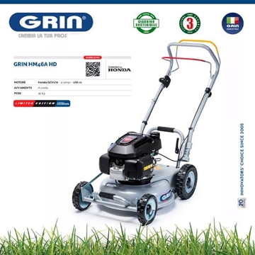 Cortacésped Gasolina GRIN HM 46 A Honda GCV170 - Imagen 1