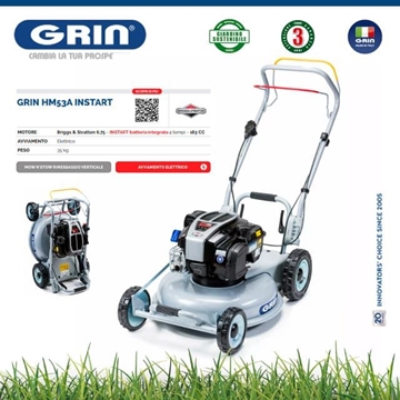 Cortacésped Gasolina GRIN HM 53 A B&S 675 Instart - Imagen 1