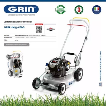 Cortacésped Gasolina GRIN HM 53 A B&S 675 - Imagen 1