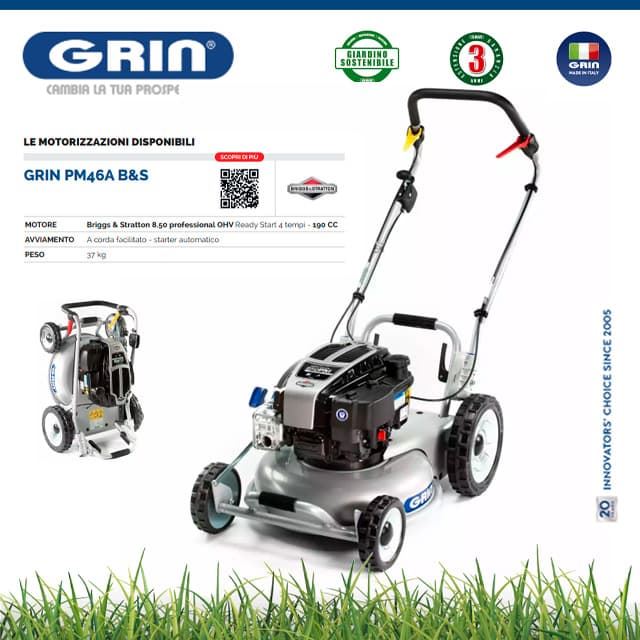 Cortacésped Gasolina GRIN PM 46 A B&S 850 - Imagen 1