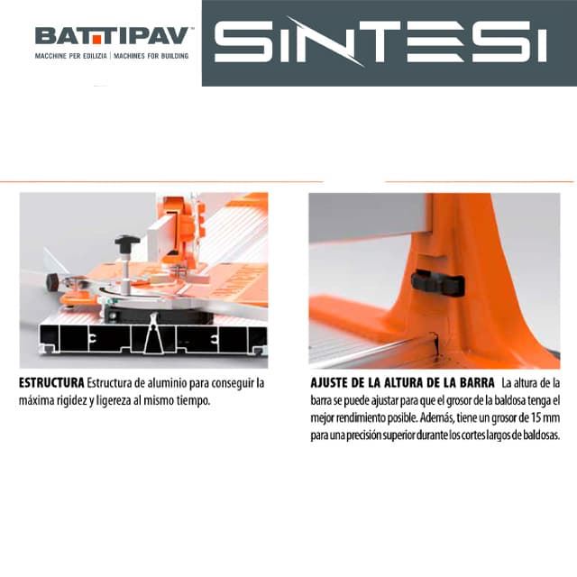 Cortadora de Cerámica BATTIPAV Sintesi 1330 L1330 - Imagen 4