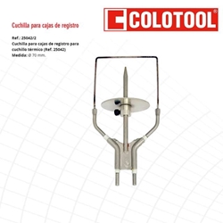Cuchilla Térmica Cajas de Registro D.70 COLOTOOL - Imagen 1