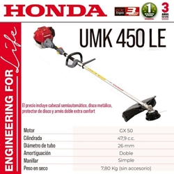 Desbrozadora Gasolina 4T HONDA UMK 450 LE - Imagen 1