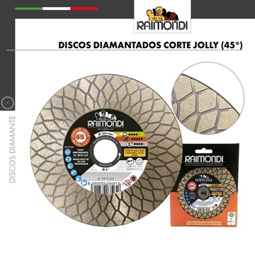 Disco Diamantado 115 Corte Jolly 45º RAIMONDI Gres Porcelánico - Imagen 1