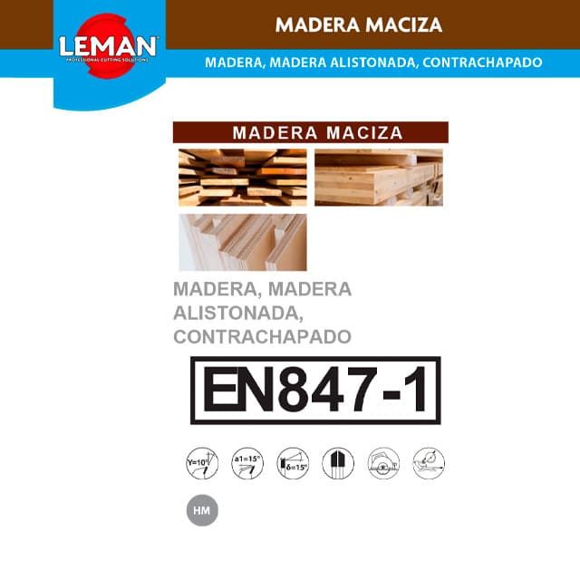Disco Sierra LEMAN Classic D.230 Int.30 48d Madera - Imagen 2