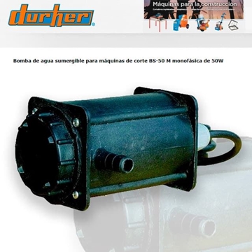 Electrobomba Sumergible DURHER BS-50M Mesas de Corte - Imagen 1