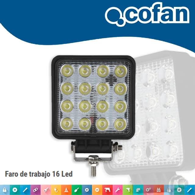 Faro de Trabajo COFAN 16LED 10-30V 6000K 48W IP67 - Imagen 1