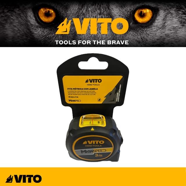 Flexómetro Ventana de Lectura VITO 3M/16MM - Imagen 4