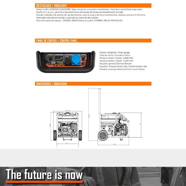 Generador Gasolina GENERGY Aneto 5500W - Imagen 3