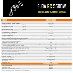 Generador Gasolina Inverter GENERGY Elba 5500W Silent RC - Imagen 2