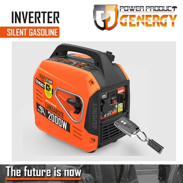 Generador Gasolina Inverter GENERGY Lanzarote RC 2000W - Imagen 2