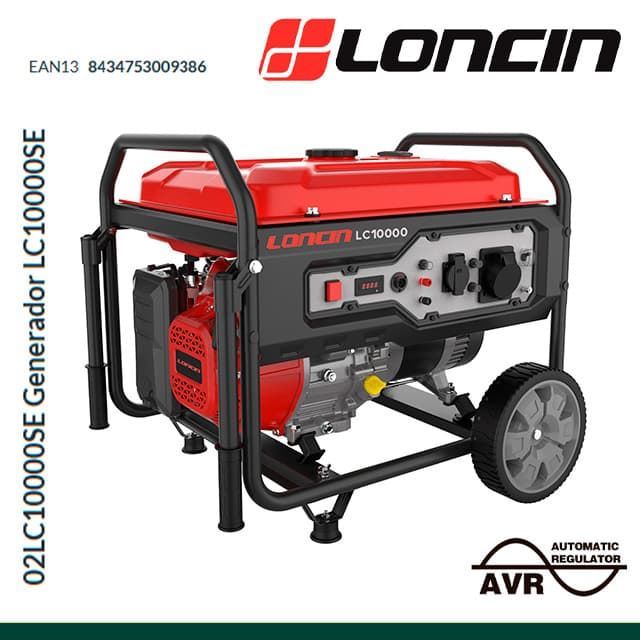 Generador Gasolina LONCIN LC10000SE AVR - Imagen 1