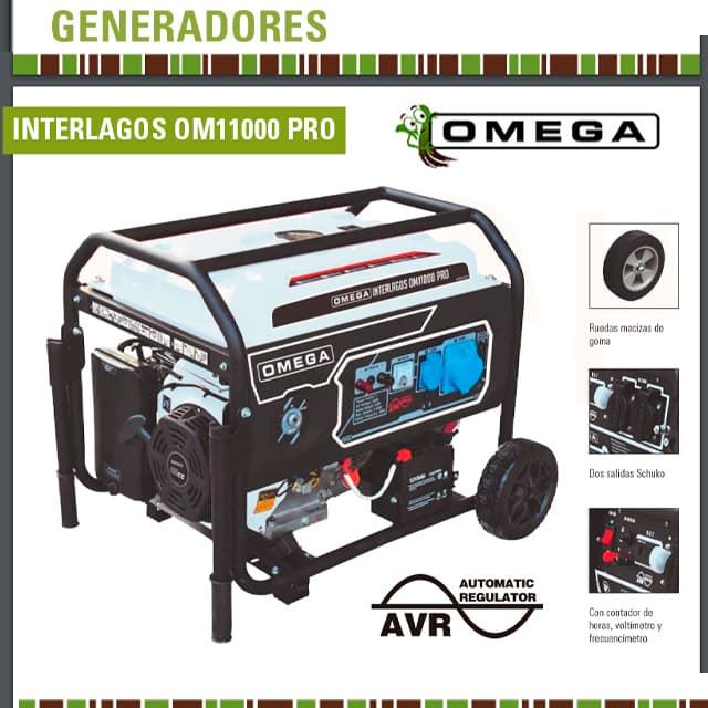 Generador Gasolina OMEGA Interlagos OM11000 Pro - Imagen 1