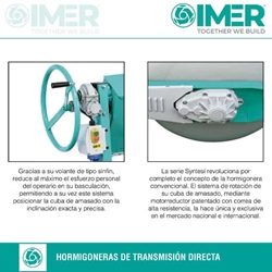 Hormigonera Gasolina IMER Syntesi-190 - Imagen 2