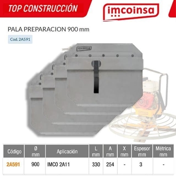 Juego Palas de Preparación IMCOINSA 900 Imco 2A11 (4UDS) - Imagen 1