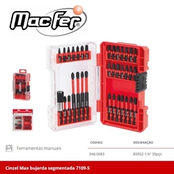 Juego Puntas de Impacto MACFER 1/4" 35 Piezas - Imagen 1