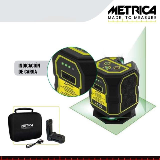 Láser MÉTRICA Ground 360º Green -Especial Suelos- - Imagen 3