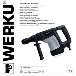 Martillo Combinado WERKU 1100W/35MM - Imagen 2