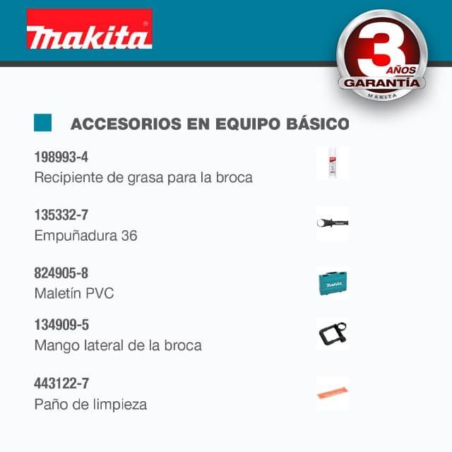 Martillo Demoledor MAKITA HM0871C AVT 1100W + 1P/1P - Imagen 5