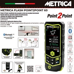 Medidor Láser METRICA Flash Point2Point 60 - Imagen 2