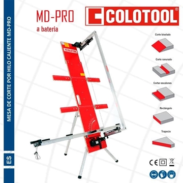 Mesa de Corte Poliestireno Hilo Caliente a BATERÍA COLOTOOL MD-Pro SATE - Imagen 1