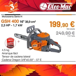 Motosierra OLEO-MAC GSH 400 - Imagen 1
