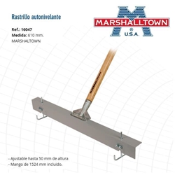 Rastrillo Autonivelante MARSHALLTOWN 610MM - Imagen 1