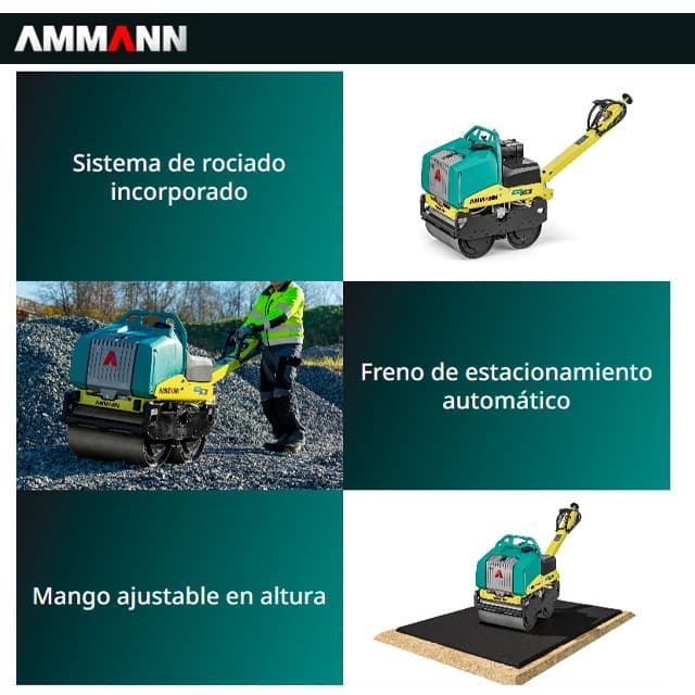 Rodillo Compactación Vibrante AMMANN ARW-65E - Imagen 7