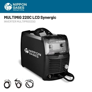 Soldadora de Hilo NIPPON Multimig 220 LCD Synergic 1Ph (MMA/MIG/TIG) - Imagen 1