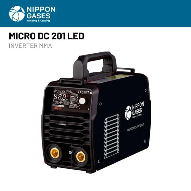 Soldadora Inverter MMA NIPPON MicroDC 201 LED - Imagen 1