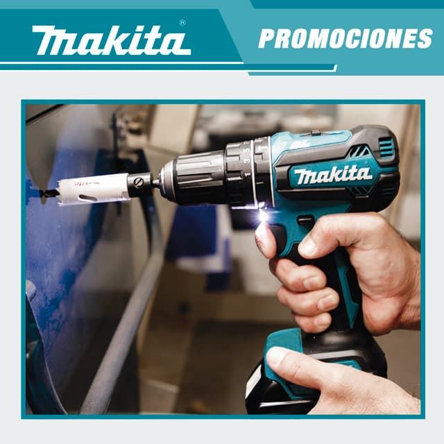 Taladro Combinado MAKITA 18V LXT DHP485RFJ BrushLess MakPac + 2 Baterías 3Ah + Cargador - Imagen 2