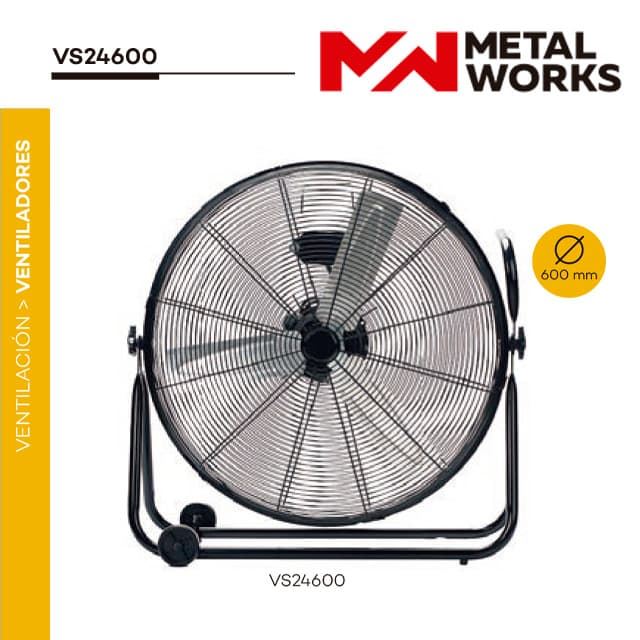 Ventilador de Suelo METAL WORKS VS24600 600MM - Imagen 1